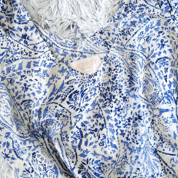 Audrey Parks for Francesca's Paisley Print Tiered Maxi Dress Size XL - Picture 4 of 8